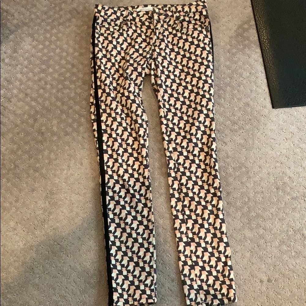 EUC PRINT SKINNY JEANS